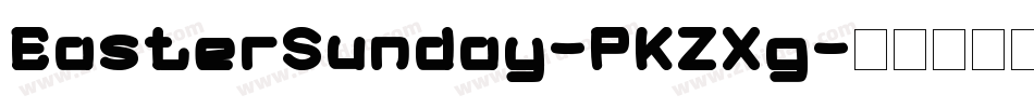 EasterSunday-PKZXg字体转换