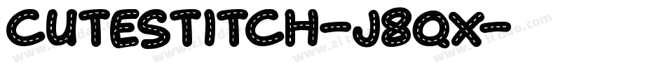 CuteStitch-J8qx字体转换