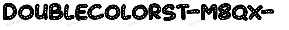 DoubleColorSt-M8qx字体转换