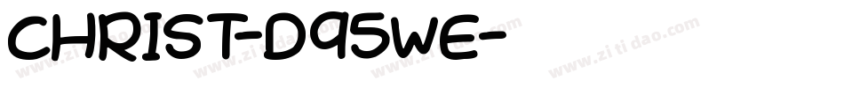 Christ-d95WE字体转换