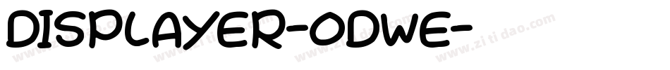 Displayer-ODWe字体转换