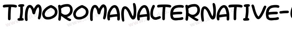 TimoromanAlternative-lBWe字体转换