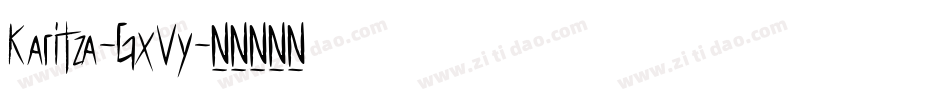 Karitza-GxVy字体转换