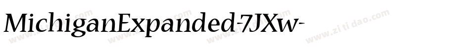 MichiganExpanded-7JXw字体转换