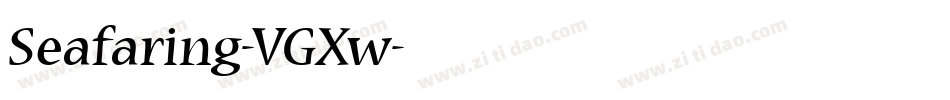 Seafaring-VGXw字体转换