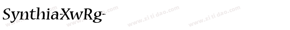 Synthia-XwRg字体转换 Synthia-XwRg字体转换
