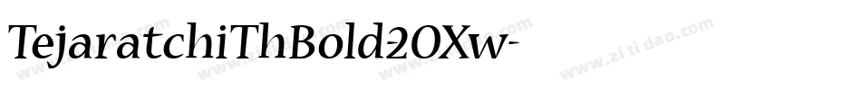 TejaratchiThBold-2OXw字体转换