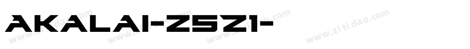 Akalai-z5Z1字体转换