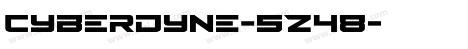 Cyberdyne-5Z48字体转换