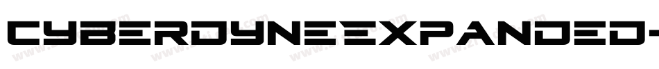 CyberdyneExpanded-7xeK字体转换