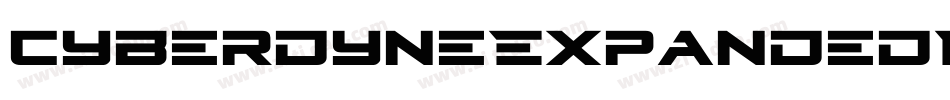 CyberdyneExpandedItalic-mzam字体转换