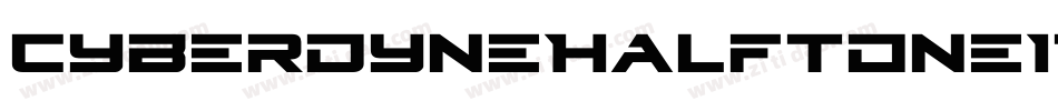 CyberdyneHalftoneItalic-B8yd字体转换
