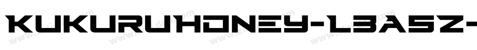 KukuruHoney-L3A5Z字体转换