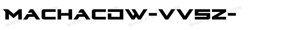 Machacow-VV5z字体转换