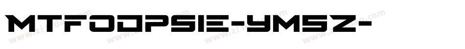 MtfOopsie-ym5Z字体转换