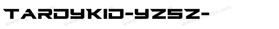 TardyKid-yZ5Z字体转换