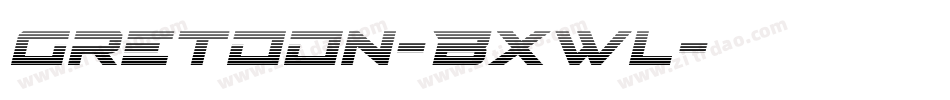 Gretoon-BXWl字体转换 Gretoon-BXWl字体转换