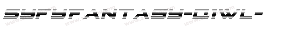 SyfyFantasy-q1wl字体转换