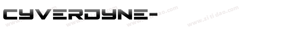 cyverdyne字体转换