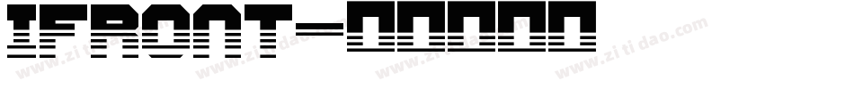 ifront字体转换