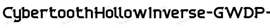 CybertoothHollowInverse-GWDP字体转换