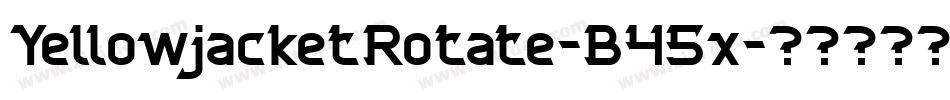 YellowjacketRotate-B45x字体转换