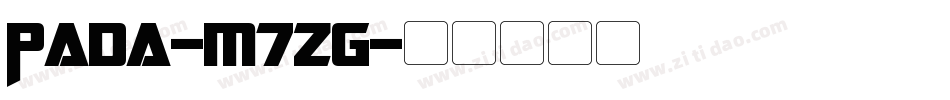 Pada-m7zG字体转换