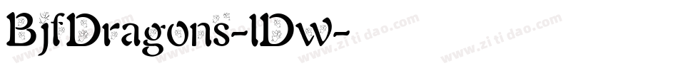 BjfDragons-lDw字体转换