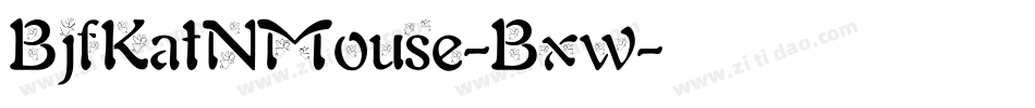 BjfKatNMouse-Bxw字体转换