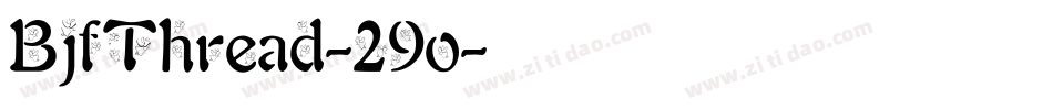 BjfThread-29o字体转换