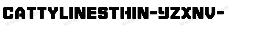 CattylinesThin-YzXnv字体转换