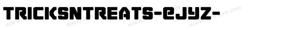 TricksNTreats-EJYz字体转换