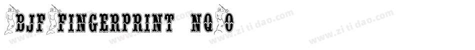 BjfFingerprint-nqO字体转换