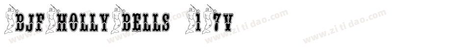 BjfHollyBells-17v字体转换
