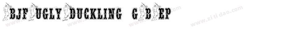 BjfUglyDuckling-gBEp字体转换