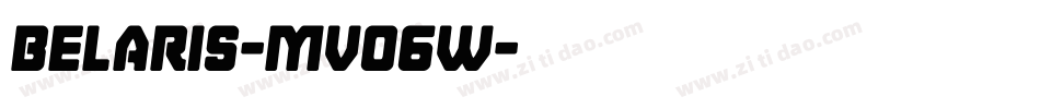Belaris-MVO6w字体转换