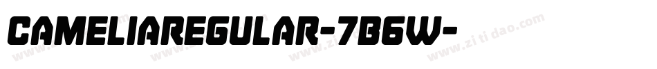 Cameliaregular-7B6w字体转换