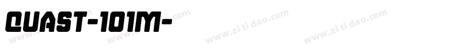 Quast-1o1M字体转换
