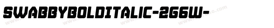 SwabbyBoldItalic-2g6W字体转换 SwabbyBoldItalic-2g6W字体转换