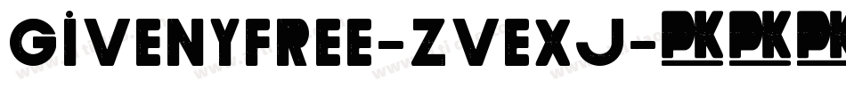 GivenyFree-ZVExJ字体转换