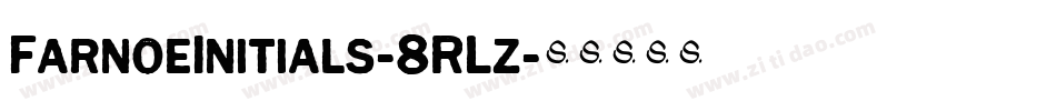 FarnoeInitials-8RLz字体转换