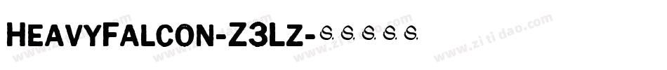 HeavyFalcon-Z3Lz字体转换