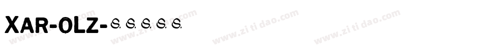 Xar-oLz字体转换