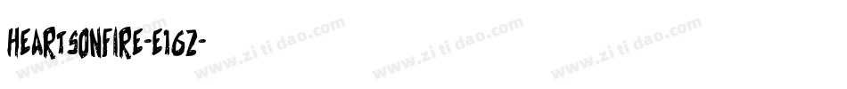 HeartsOnFire-E16z字体转换