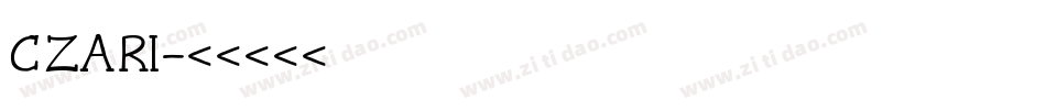 CZARI字体转换