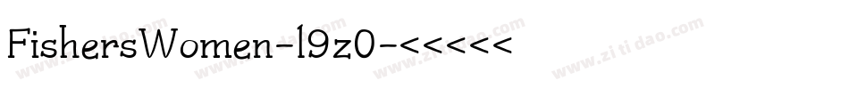 FishersWomen-l9z0字体转换