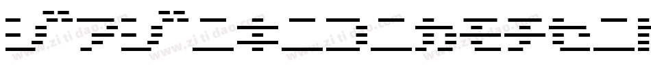 D3DigibitmapismKatakana-X3lj字体转换