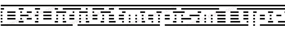 D3DigibitmapismTypeBWide-eZ76字体转换