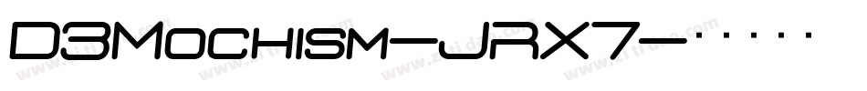 D3Mochism-JRX7字体转换