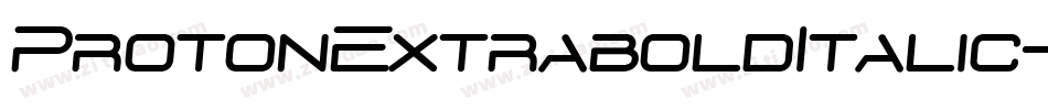 ProtonExtraboldItalic-dVmX字体转换